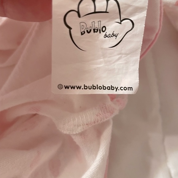 Bublo Baby (2) baby girl swaddlers, 0-3 mos (7-14 lbs) - Picture 2 of 7
